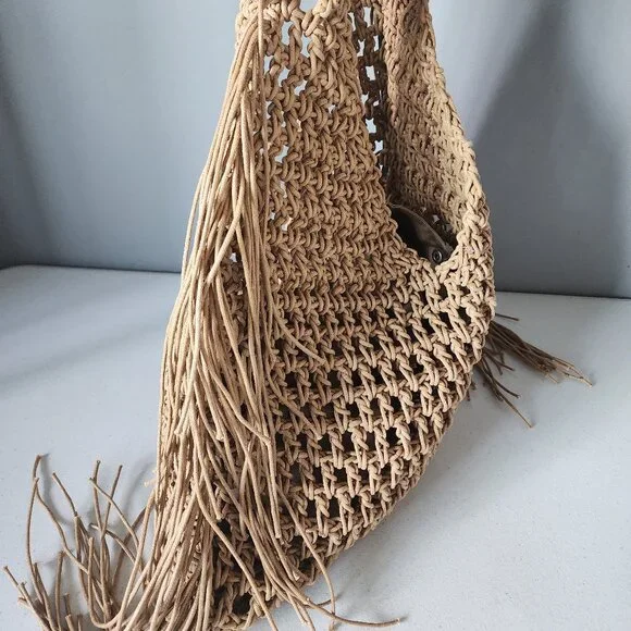 All Saints Large Crochet Bag "LIKE NEW" - Picture 7 of 16